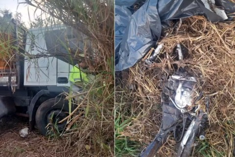 Motociclista morre após bater em caminhão na MG-050, perto de Alpinópolis