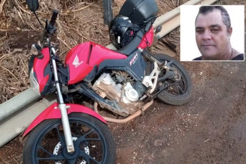 Motociclista morre após bater contra guard-rail na MGC-369, em Alfenas, MG